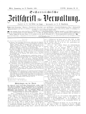 Österreichische Zeitschrift für Verwaltung