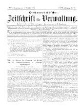 Österreichische Zeitschrift für Verwaltung