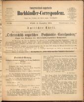 Oesterreichische Buchhändler-Correspondenz