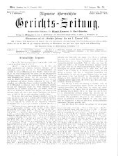 Allgemeine Österreichische Gerichtszeitung