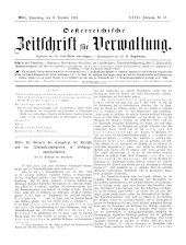 Österreichische Zeitschrift für Verwaltung
