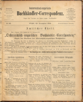 Oesterreichische Buchhändler-Correspondenz