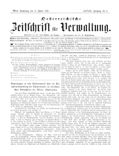 Österreichische Zeitschrift für Verwaltung