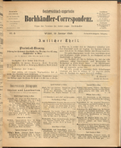 Oesterreichische Buchhändler-Correspondenz