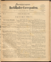 Oesterreichische Buchhändler-Correspondenz