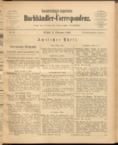 Oesterreichische Buchhändler-Correspondenz