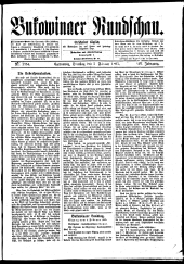 Bukowinaer Rundschau