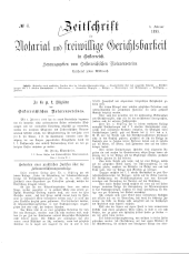 Zeitschrift für Notariat und freiwillige Gerichtsbarkeit in Österreich