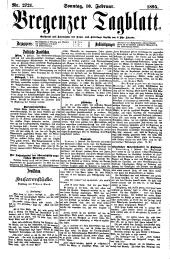 Bregenzer/Vorarlberger Tagblatt