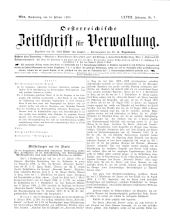 Österreichische Zeitschrift für Verwaltung