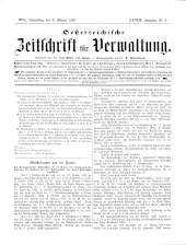 Österreichische Zeitschrift für Verwaltung