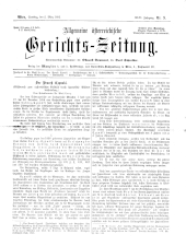 Allgemeine Österreichische Gerichtszeitung