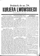 Kuryer Lwowski (Lemberger Courier)