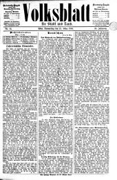 Volksblatt für Stadt und Land