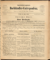 Oesterreichische Buchhändler-Correspondenz