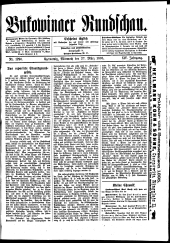 Bukowinaer Rundschau