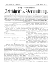 Österreichische Zeitschrift für Verwaltung