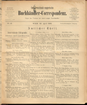 Oesterreichische Buchhändler-Correspondenz