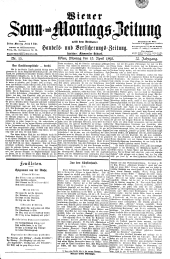 Wiener Sonn- und Montags-Zeitung