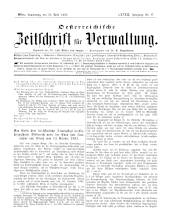 Österreichische Zeitschrift für Verwaltung