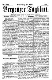 Bregenzer/Vorarlberger Tagblatt