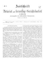 Zeitschrift für Notariat und freiwillige Gerichtsbarkeit in Österreich