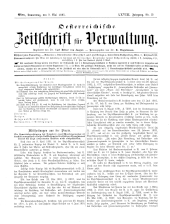 Österreichische Zeitschrift für Verwaltung