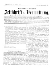 Österreichische Zeitschrift für Verwaltung