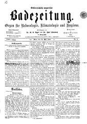 Österreichische Badezeitung