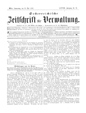 Österreichische Zeitschrift für Verwaltung