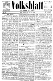 Volksblatt für Stadt und Land