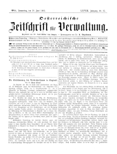 Österreichische Zeitschrift für Verwaltung