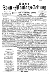 Wiener Sonn- und Montags-Zeitung