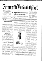 Zeitung für Landwirtschaft