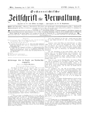 Österreichische Zeitschrift für Verwaltung