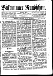 Bukowinaer Rundschau