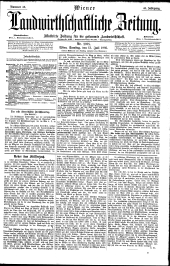 Wiener Landwirtschaftliche Zeitung