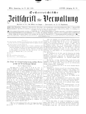 Österreichische Zeitschrift für Verwaltung