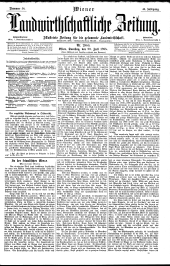 Wiener Landwirtschaftliche Zeitung