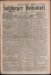 Salzburger Volksblatt: unabh. Tageszeitung f. Stadt u. Land Salzburg