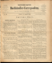 Oesterreichische Buchhändler-Correspondenz