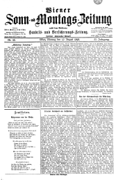 Wiener Sonn- und Montags-Zeitung