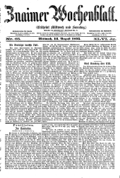 Znaimer Wochenblatt