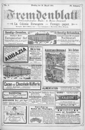 Fremdenblatt - Organ für die böhmischen Kurorte