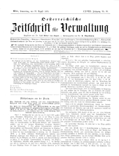 Österreichische Zeitschrift für Verwaltung