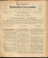 Oesterreichische Buchhändler-Correspondenz