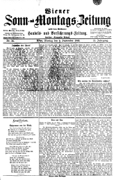 Wiener Sonn- und Montags-Zeitung