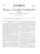 Zeitschrift für Notariat und freiwillige Gerichtsbarkeit in Österreich