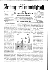 Zeitung für Landwirtschaft