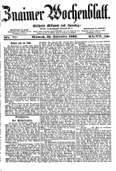 Znaimer Wochenblatt
